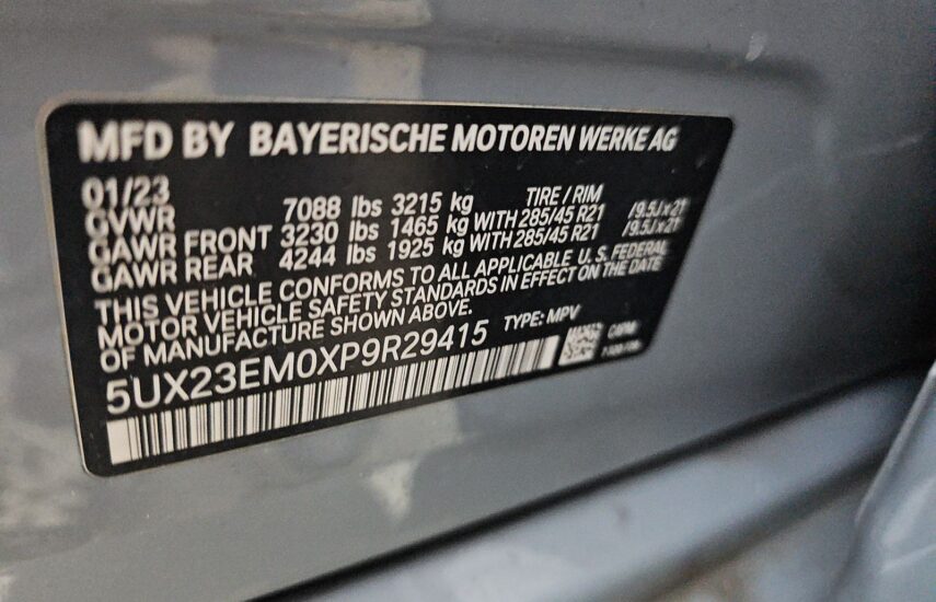 2023 BMW X7 Sports Activity