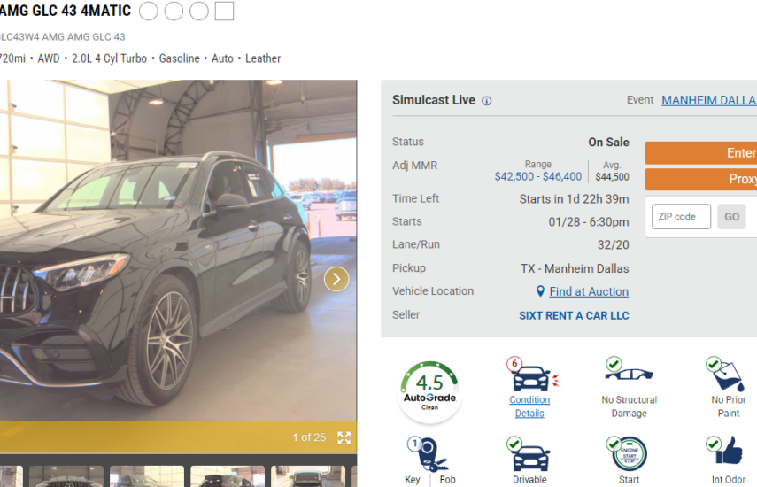 2025 Mercedes-Benz AMG GLC 43 4MATIC